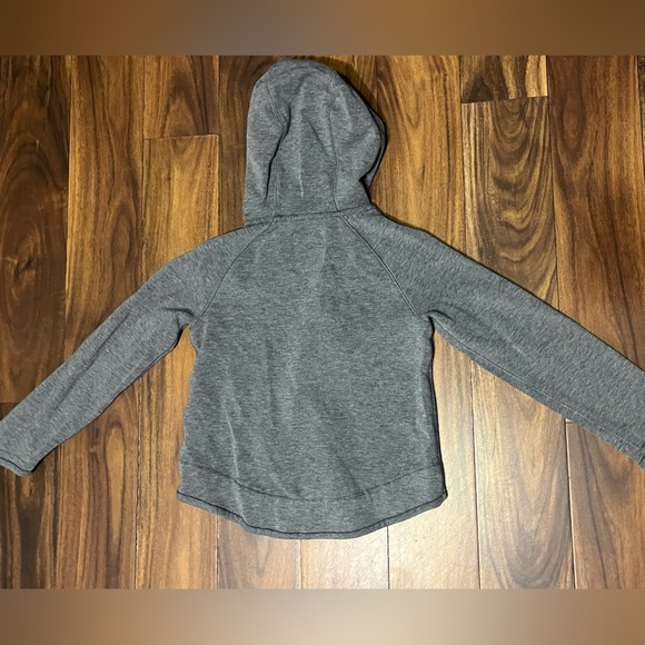 Nike Kids Gray Tech Hoodie Zip 6X - Picture 4 of 5